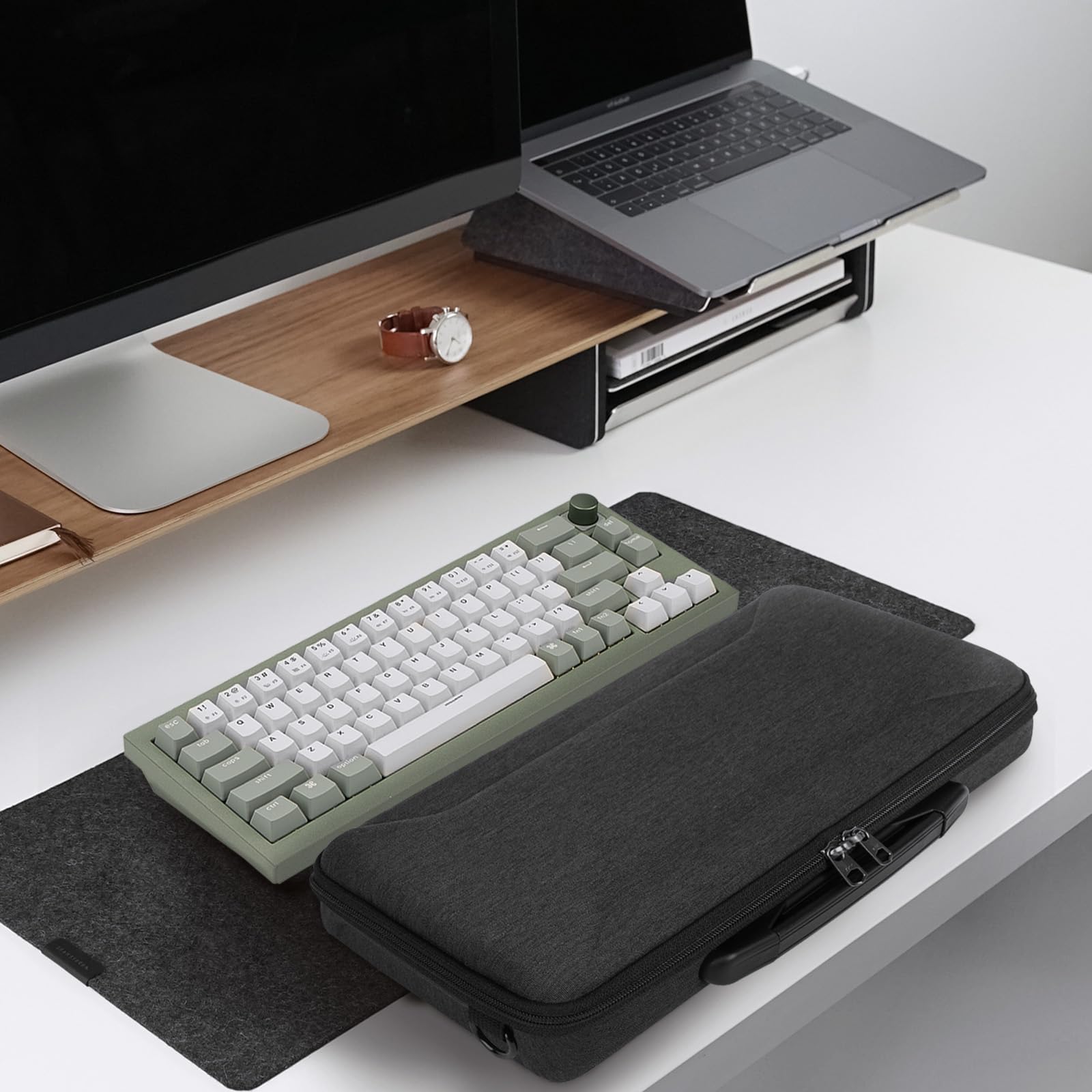 Amazon.co.jp: Geekria 65% キーボードキャリングケース、ハードシェル